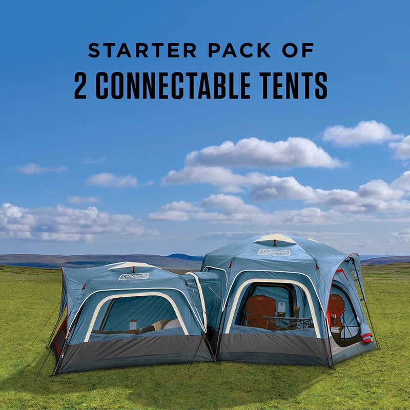 Coleman 3-Person  6-Person Connectable Tent Bundle w/Fast Pitch Setup - Set of 2 - Blue [2000033782]