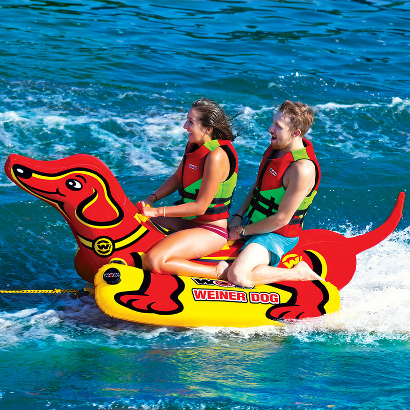 WOW Watersports Weiner Dog 2 Towable - 2 Person [19-1000]