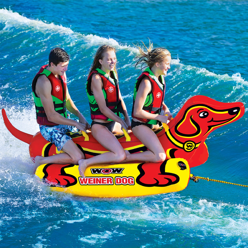 WOW Watersports Weiner Dog 3 Towable - 3 Person [19-1010]