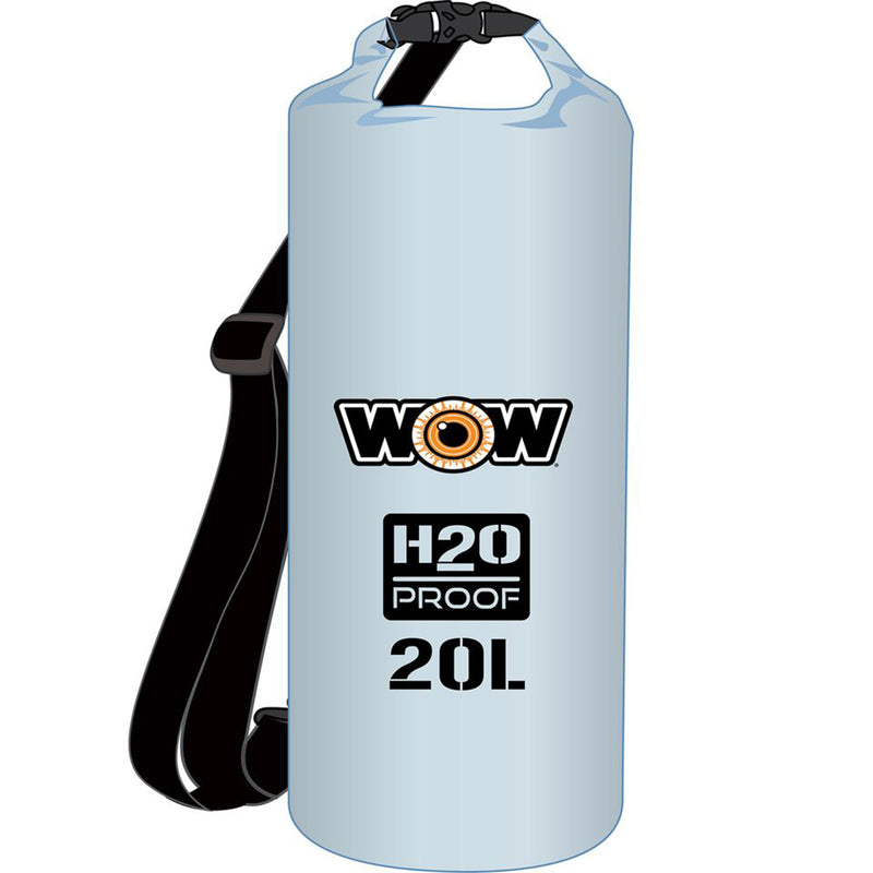 WOW Watersports H2O Proof Dry Bag - Clear 20 Liter [18-5080C]