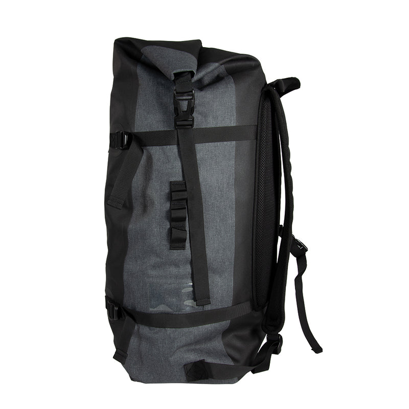 Ronstan Dry Roll Top - 55L Backpack - Black  Grey [RF4014]