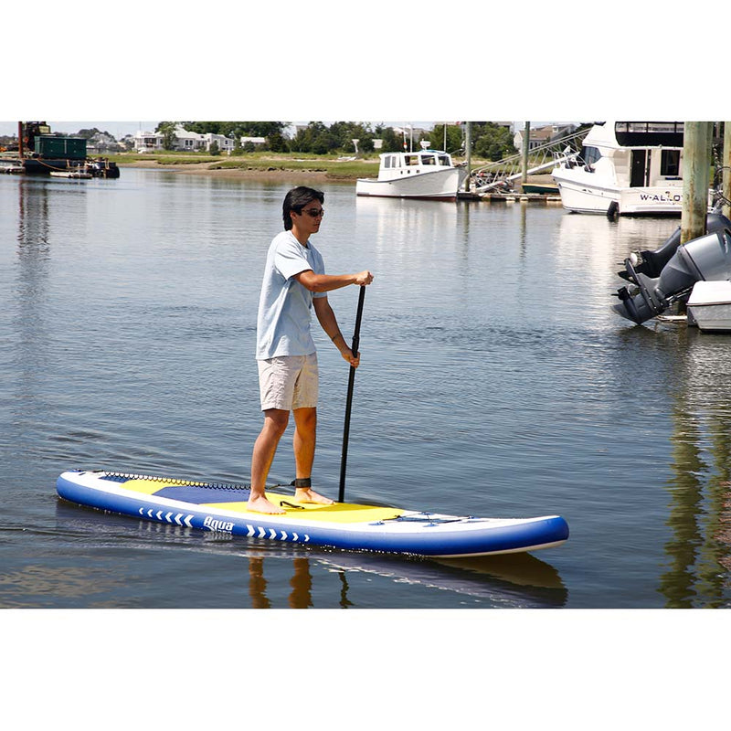 Aqua Leisure 10.6 Inflatable Stand-Up Paddleboard Drop Stitch w/Oversized Backpack f/Board  Accessories [APR20926]