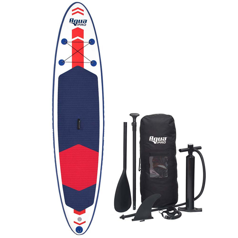 Aqua Leisure 11 Inflatable Stand-Up Paddleboard Drop Stitch w/Oversized Backpack f/Board  Accessories [APR20927]