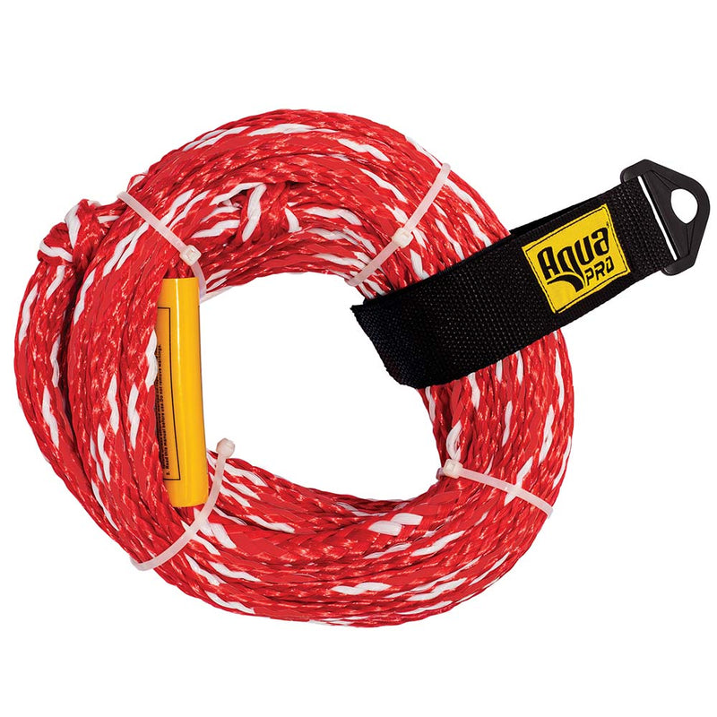 Aqua Leisure 2-Person Tow Rope - 2,375lbs Tensile - Non-Floating - Red [APA20450]
