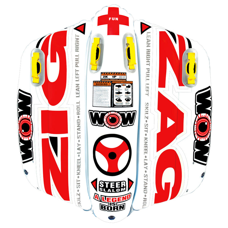 WOW Watersports Zig Zag Towable - 1 Person [12-1050]