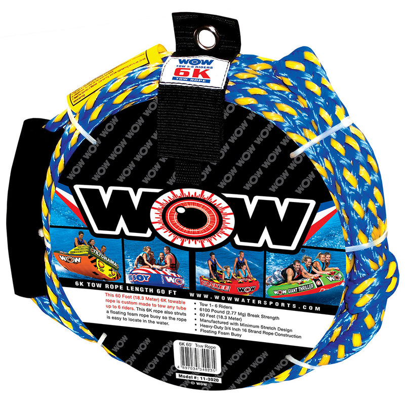 WOW Watersports 6K - 60 Tow Rope [11-3020]